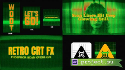 Videohive - Retro CRT Glow Effect - 62676510 - Project for After Effects