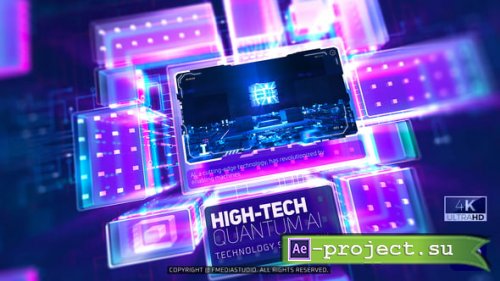 Videohive - High-Tech Quantum AI Technology Slideshow - 63078353 - Project for After Effects