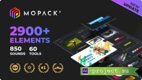 Videohive - MoPack - Motion Graphics Pack - 29918969 - Project & Script for After Effects