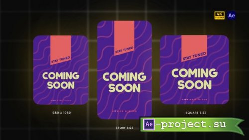Videohive - Coming Soon Social Media Post Grid - 63087473 - Project for After Effects