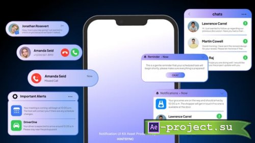 Videohive - Notification Kit - 63096105 - Project for After Effects