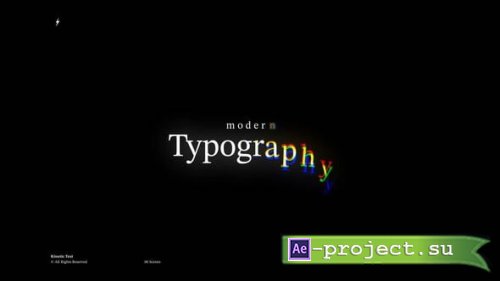 Videohive - Kinetic Text | After Effects - 63112484 - Project for After Effects