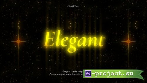 Videohive - Luxury Text Effects - 63126860 - Project for After Effects