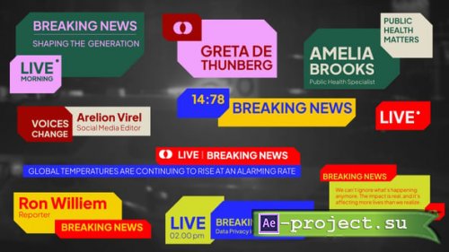 Videohive - 3D Lower third - 63096132 - Project for After Effects
