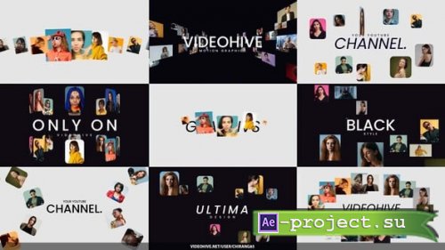 Videohive - Trendy Motion Graphics Photo Video Opener - 62335478 - Project for After Effects