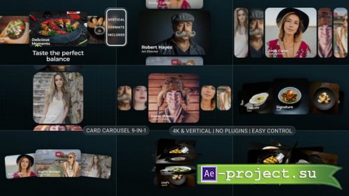 Videohive - Modern Card Carousel - 63134341 - Project for After Effects