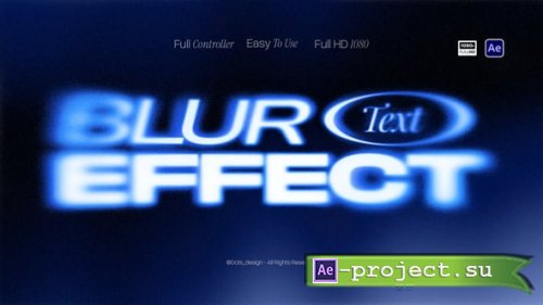 Videohive - Blur Text Effect - 63139427 - Project for After Effects