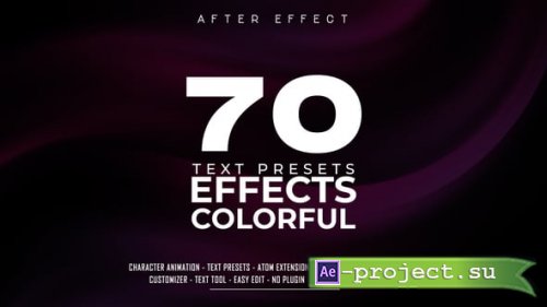 Videohive - Colorful Text Effect Presets - 63137144 - Project & Presets for After Effects