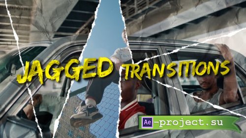 Videohive - Jagged Transitions - 63113266 - Apple Motion 5, Final Cut Pro X
