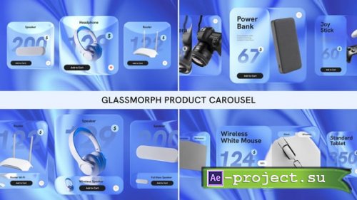 Videohive - Glassmorph Product Carousel - 63110759 - Project for After Effects