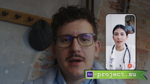 Videohive - Glass Video Call Display - 63140463 - Project for After Effects
