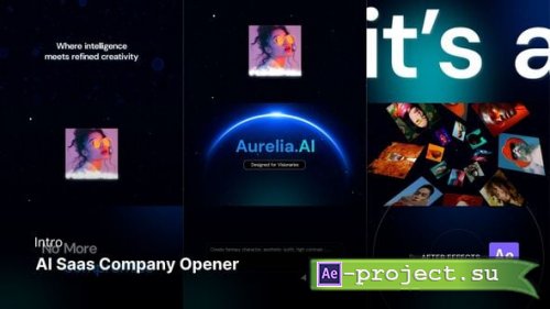 Videohive - Intro - AI Saas Company Opener - 63109804 - Project for After Effects