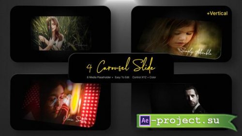 Videohive - Modern Carousel Slides - Horizontal & Vertical - 63171756 - Project for After Effects
