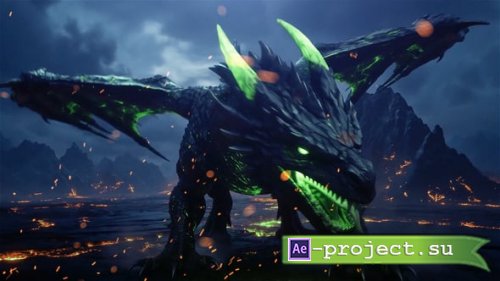 Videohive - Epic Dragon Logo Reveal - 63146892 - Project for After Effects