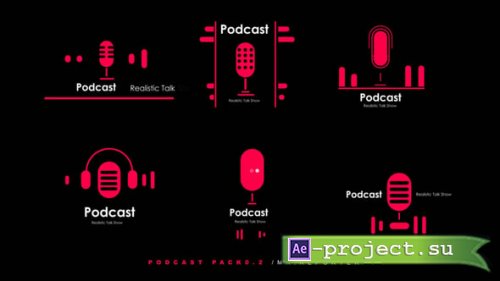 Videohive - Podcast Icon Pack 0.2 - 63156303 - Project for After Effects