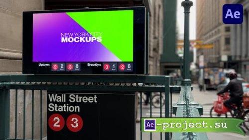 Videohive - New York Subway Mockups - Vol. 1 | After Effects - 63157391 - Project for After Effects