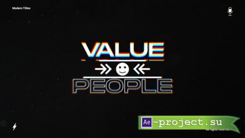 Videohive - Modern Titles - 63156194 - Project for After Effects