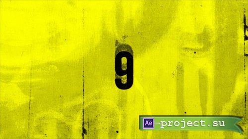 Videohive - Grunge Countdown Logo - 63237410 - Project for After Effects