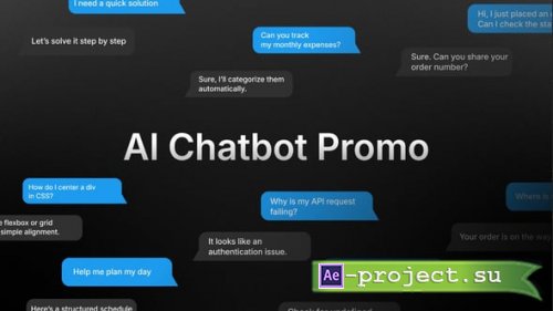 Videohive - AI Chatbot Promo - 63200631 - Project for After Effects