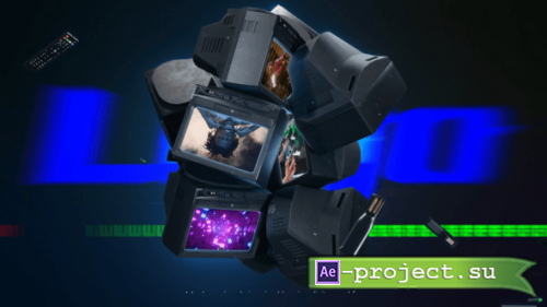 Videohive - Floating Retro TV Logo - 63257156 - Project for After Effects