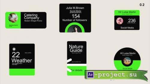 Videohive - Widgets V.2 - 63211566 - Project for After Effects