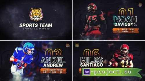 Videohive - Sports Player Profile // Team Intro // Powerful Sports Team Intro - 56401580