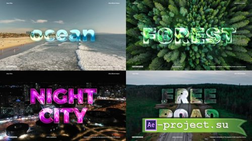 Videohive - Clean Glass Titles - Elegant Glass Titles - 63238240 - Project for After Effects