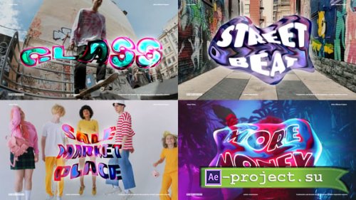 Videohive - Modern Glass Titles - Dynamic Glass Titles - 63237150 - Project for After Effects