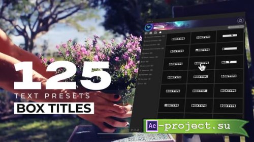 Videohive - Box Text Animation Presets - 63284901 - Project & Presets for After Effects