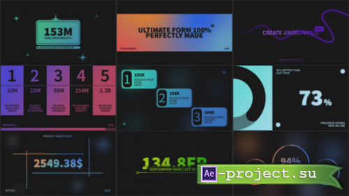 Videohive - Number Counter Titles - 63285602 - Project for After Effects
