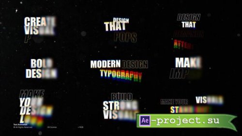 Videohive - Text Animation | After Effects - 63264474 - Project for After Effects