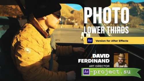 Videohive - Photo Lower Thirds - 63294330 - Project for After Effects