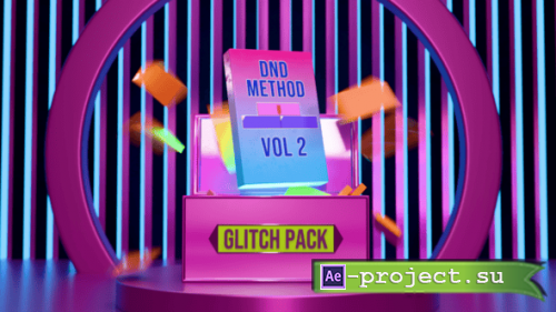 Videohive - Glitch Transitions Box vol.2 - 63370116 - Project for After Effects