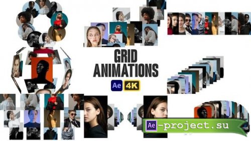 Videohive - Grid Animations - 63313135 - Project for After Effects