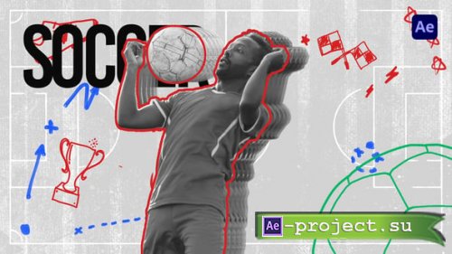 Videohive - Soccer Scribble Opener - 63388662 - Project for After Effects