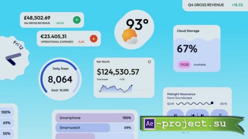 Videohive - Modern UI Infographic Widgets - 63360119 - Project for After Effects