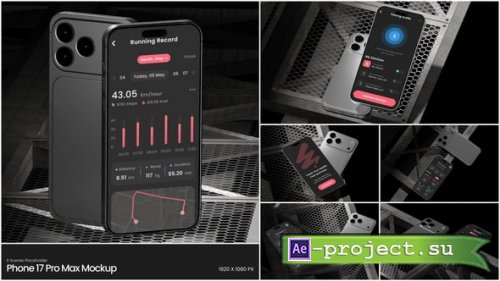 Videohive - Phone 17 Pro Max Mockup - 63338157 - Project for After Effects