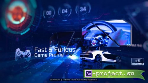 Videohive - Fast and Furious Game Promo - 63382299 - Project for After Effects