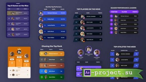 Videohive - Modern Leaderboard Pack - 63337957 - Project for After Effects