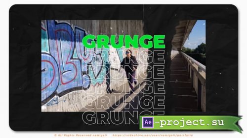 Videohive - Grunge Intro Opener - 63420717 - Project for After Effects