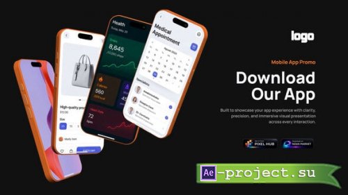 Videohive - Modern Mobile App Presentation - 63410619 - Project for After Effects