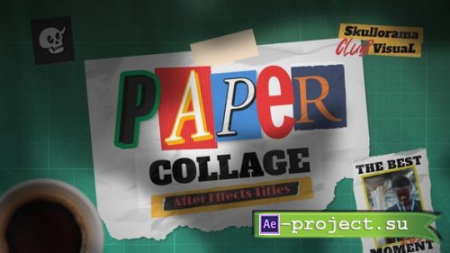 Videohive - Paper Collage Titles - 63420936 - Project for After Effects