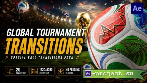 Videohive - Soccer Championship Transitions Pack � Football Sports Broadcast Pack - 63314819 - Project for After Effects