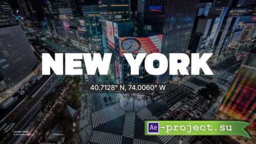 Videohive - Location Titles | After Effects - 63420815 - Project for After Effects