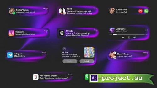Videohive - Quick UI Notifications - 63420980 - Project for After Effects