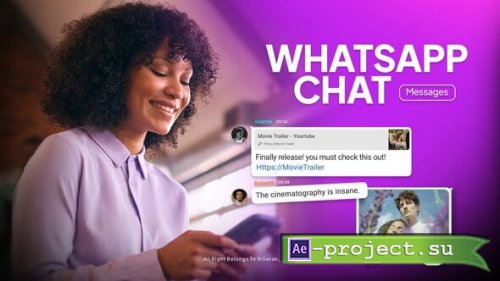 Videohive - WhatsApp Chat Messages - 63434295 - Project for After Effects