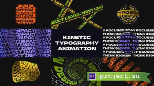 Videohive - Kinetic Typography Animation | AE - 63475156 - Project for After Effects