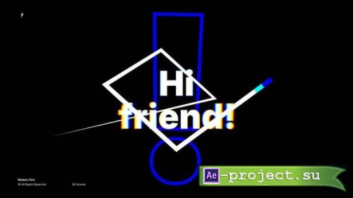 Videohive - Modern Text  After Effects - 63475713 - Project for After Effects