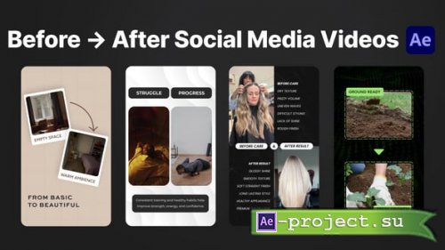 Videohive - Before After Comparison Stories - 63512027 - Project for After Effects