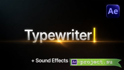 Videohive - Automated Typewriter Presets - 63511623 - Project for After Effects